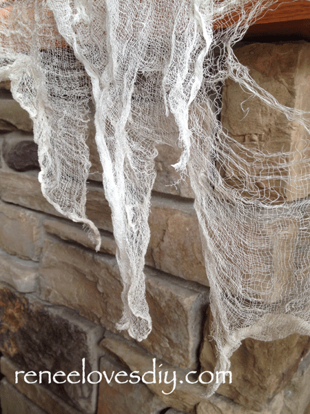 Halloween Cheese Cloth Spider Webs