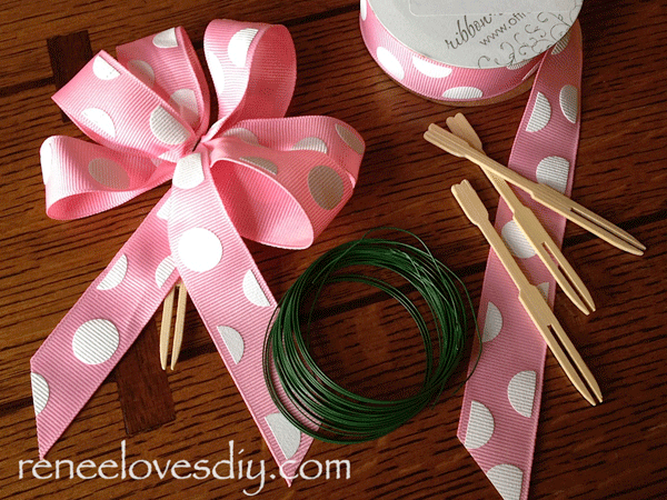 Bow for the Easter Bouquet Gift