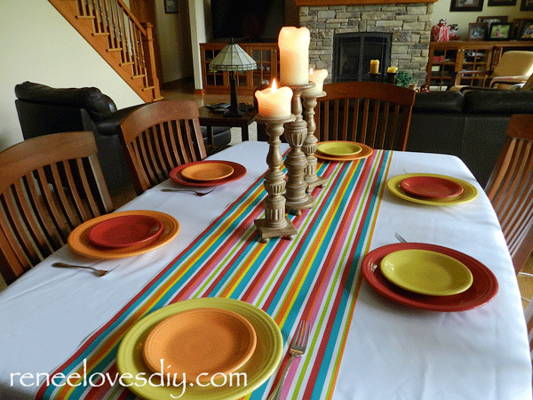 Wrapping Paper Table Runner