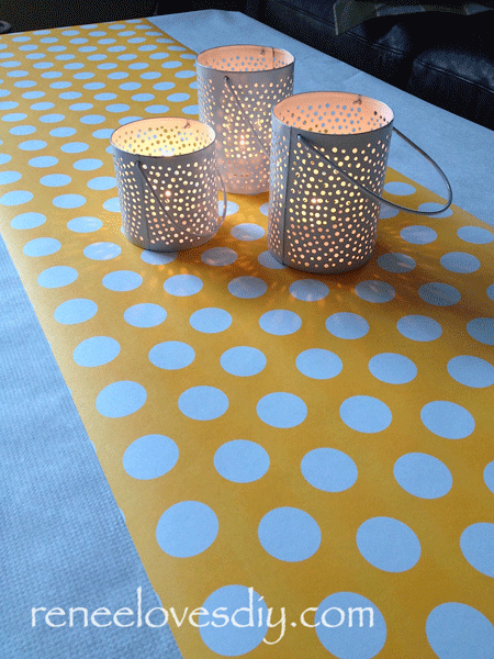 Wrapping Paper Table Runner